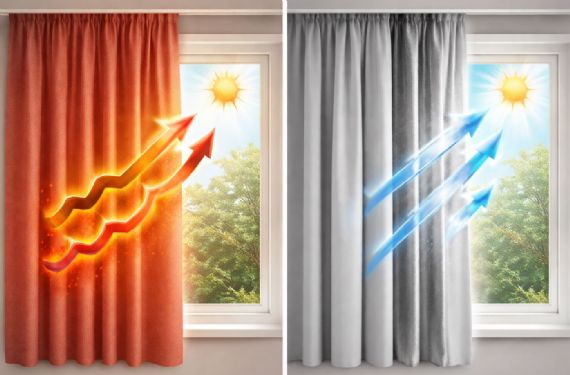 吸熱窗簾 VS 隔熱窗簾：居家節能、隔熱能力大 PK